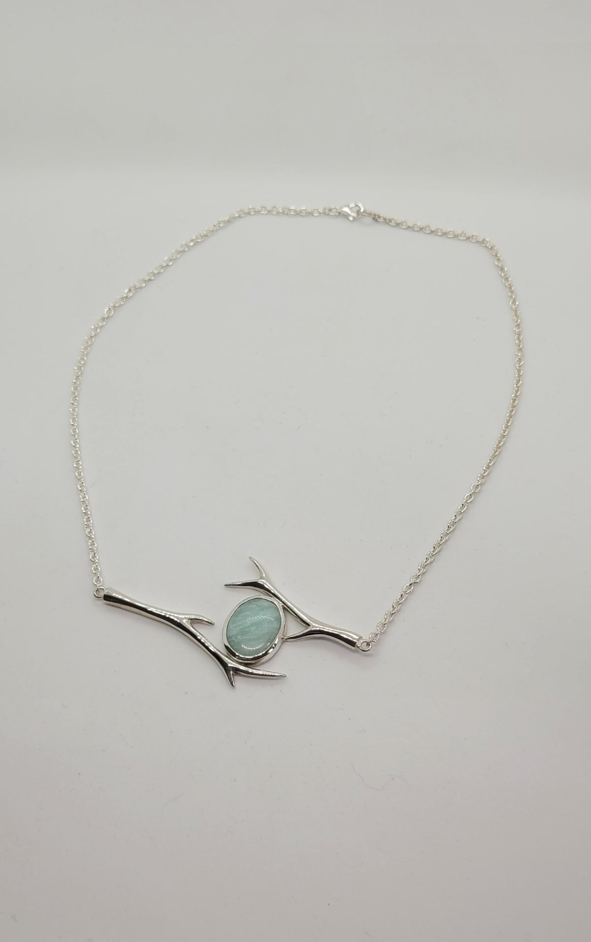 Collier branches et amazonite du Saguenay