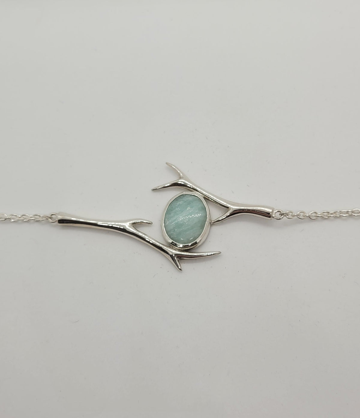 Collier branches et amazonite du Saguenay