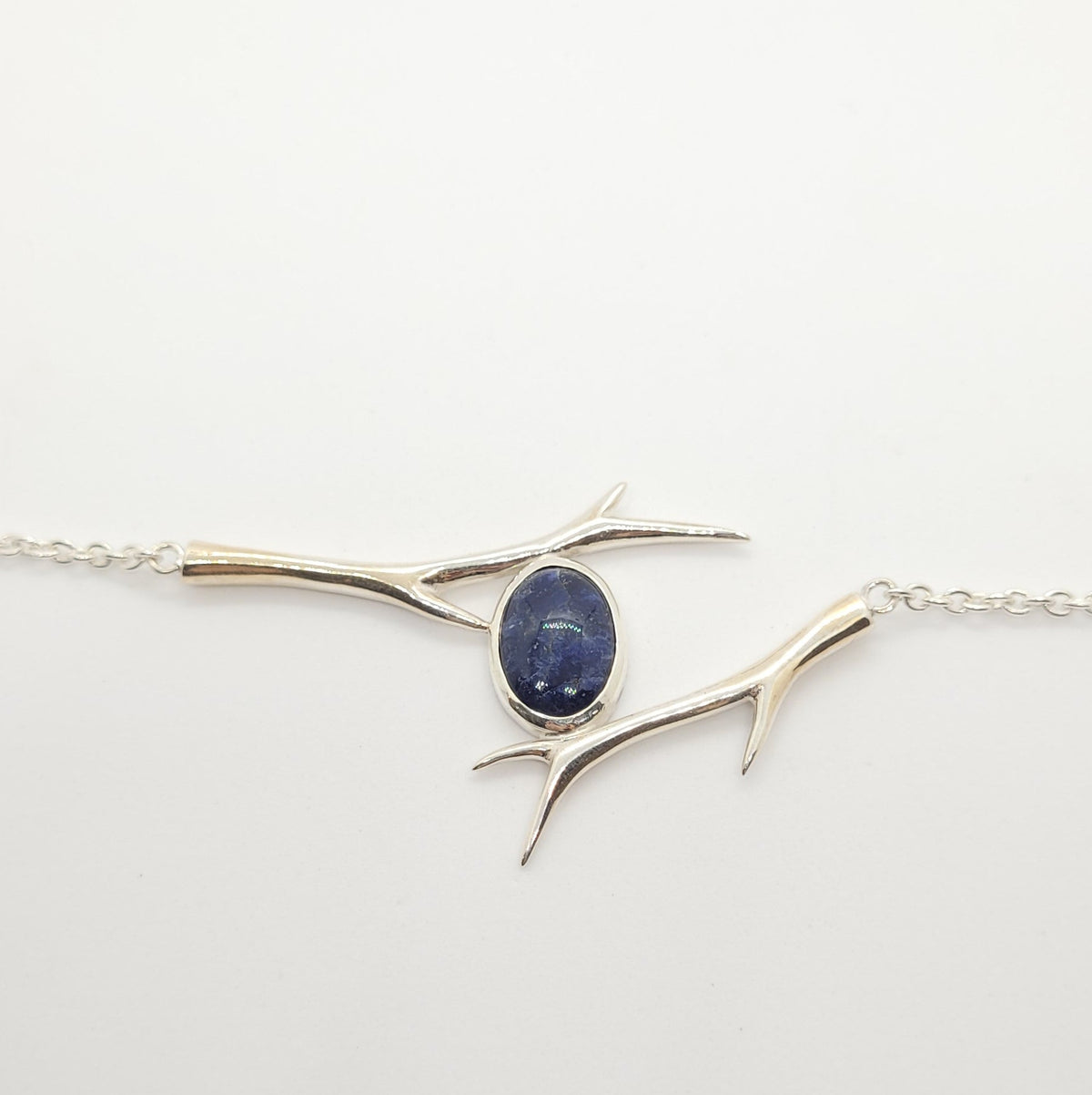Ontario sodalite and branch necklace